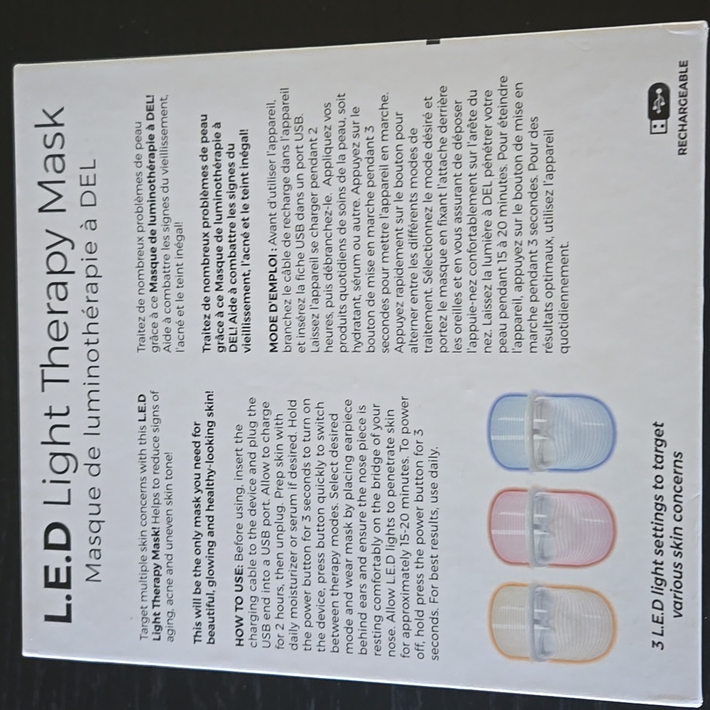 L.E.D Light Therapy Mask - Picture 6 of 6
